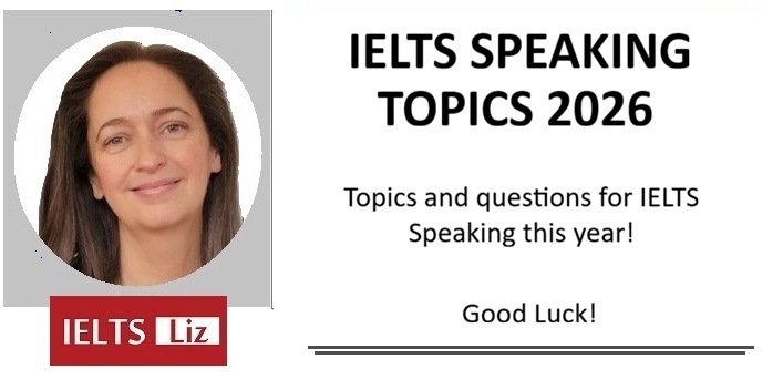 IELTS Speaking Topics 2026